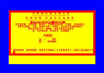 Spaceship - Screenshot - Game Select (null) - 384x272