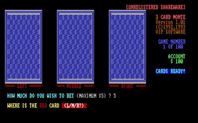 3 Card Monte - Screenshot - Gameplay (null) - 640x400