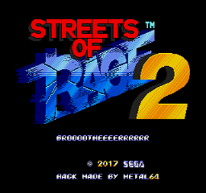 Hulk Hogan in Streets of Rage 2 - Screenshot - Game Title (United States) - 256x240