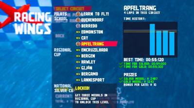 Racing Wings - Screenshot - Gameplay (World) - 1000x562