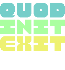 Quod Init Exit IIo - Clear Logo (World) - 372x400