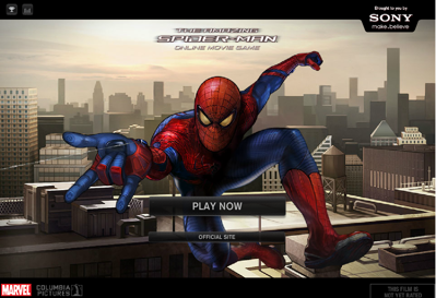 The Amazing Spider-Man Online Movie Game - Screenshot - Game Title (null) - 1311x898