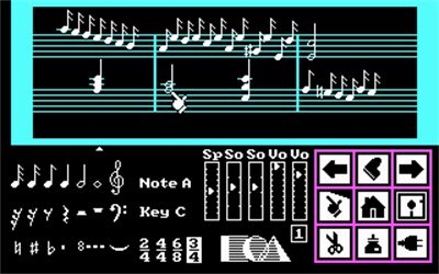 Will Harvey's Music Construction Set - Screenshot - Gameplay (null) - 320x200