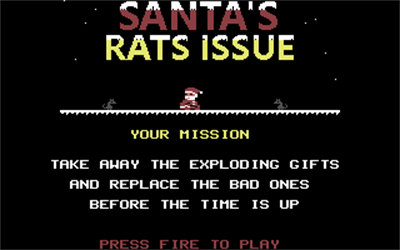 Santa's Rats Issue - Screenshot - Game Title (null) - 320x200