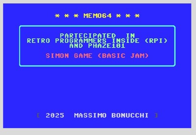 Memo64 - Screenshot - Game Title (null) - 624x432