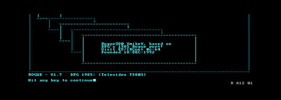 RogueZ80 - Screenshot - Game Title (World) - 800x285