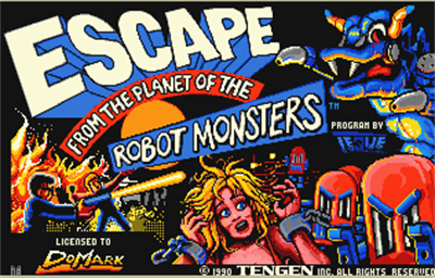 Escape from the Planet of the Robot Monsters - Screenshot - Game Title (Europe) - 316x203