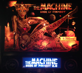 Bride of Pin•Bot 2.0 - Arcade - Marquee (null) - 2048x1820