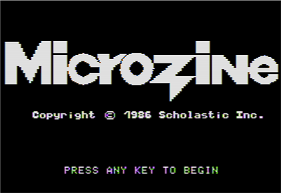 Microzine 15 - Screenshot - Game Title (null) - 1119x768