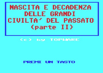 Civiltà del Passato: Seconda Parte - Screenshot - Game Title (null) - 628x444