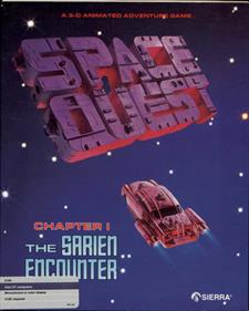 Space Quest: Chapter I: The Sarien Encounter - Box - Front (Europe) - 800x999
