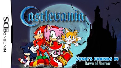 Sonic's Friends in Dawn of Sorrow - Fanart - Box - Front (null) - 1280x720