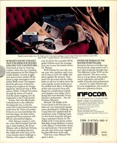 Sherlock: The Riddle of the Crown Jewels - Box - Back (North America) - 657x800
