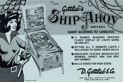 Ship Ahoy - Advertisement Flyer - Front (North America) - 1276x850