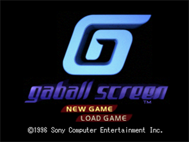 Gaball Screen - Screenshot - Game Title (Japan) - 320x240