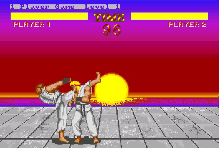 Illustration of Fighting Warriors