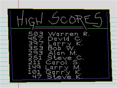 StixWorld - Screenshot - High Scores (null) - 320x240
