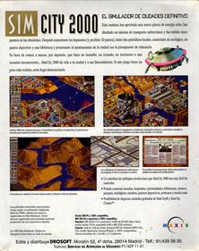 SimCity 2000 - Box - Back - 1550x1955