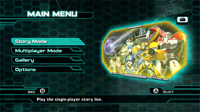 Transformers Prime: The Game - Screenshot - Game Select (null) - 1920x1080