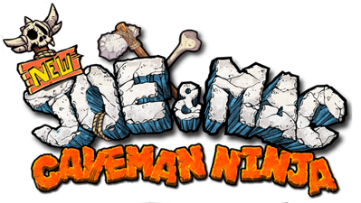 New Joe & Mac: Caveman Ninja - Clear Logo (World) - 600x338