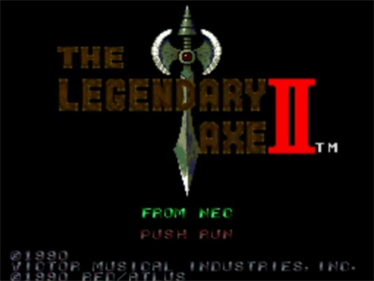 Legendary Axe II - Screenshot - Game Title (North America) - 640x480