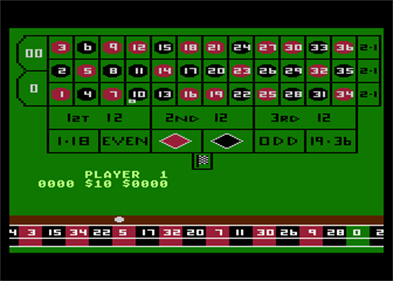 Roulette (Merlin's Software) - Screenshot - Gameplay (null) - 336x240
