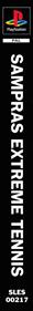Sampras Extreme Tennis - Box - Spine (Europe) - 154x1430