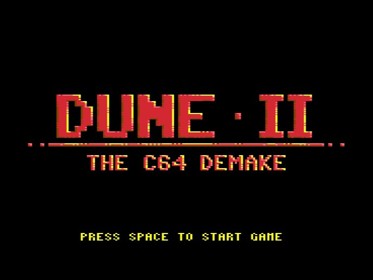 Dune II: The C64 Demake - Screenshot - Game Title (null) - 689x518