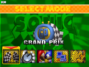 Sonic R Decompilation - Screenshot - Game Select (null) - 1024x768