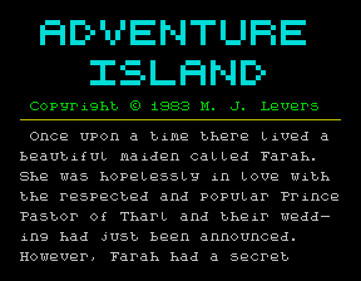Adventure Island - Screenshot - Game Title (null) - 576x448