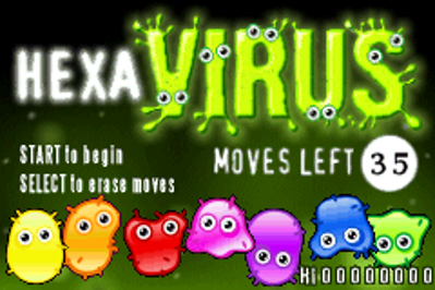 Hexa Virus - Screenshot - Game Title (World) - 240x160