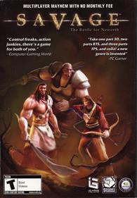 Savage: The Battle for Newerth - Box - Back (North America) - 1567x2249