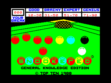 Snookered - Screenshot - Game Title (null) - 320x240