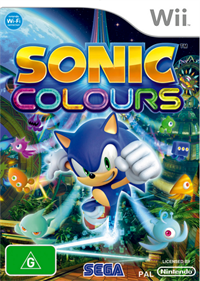 Sonic Colors - Box - Front (Australia) - 486x680