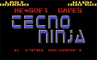 Tecno Ninja - Screenshot - Game Title (Germany) - 320x200