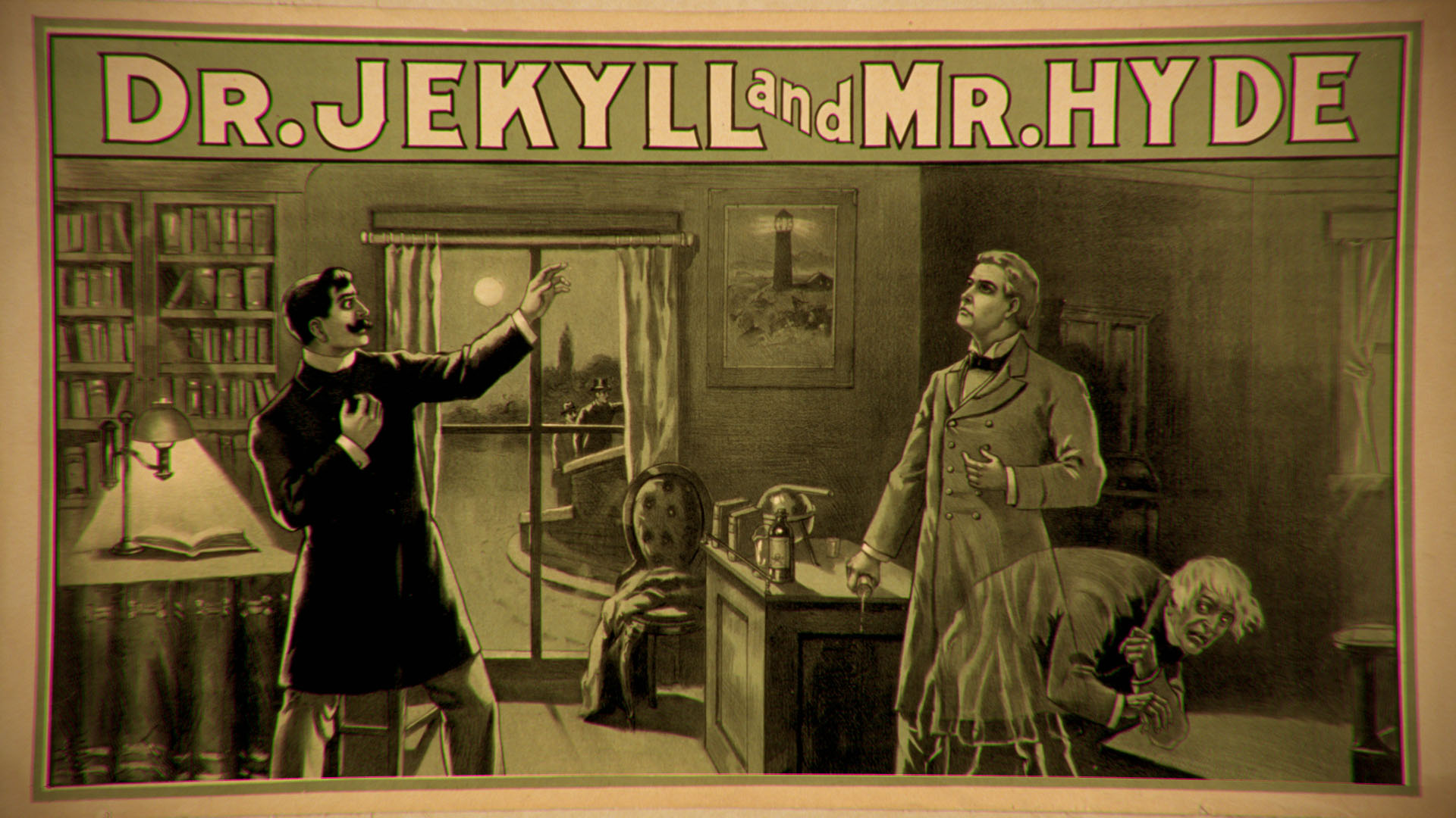 Illustration of Dr.Jekyll & Mr.Hyde