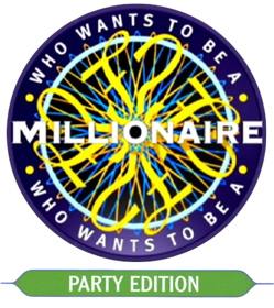Who Wants to Be a Millionaire: Party Edition - Clear Logo (United Kingdom) - 900x1013