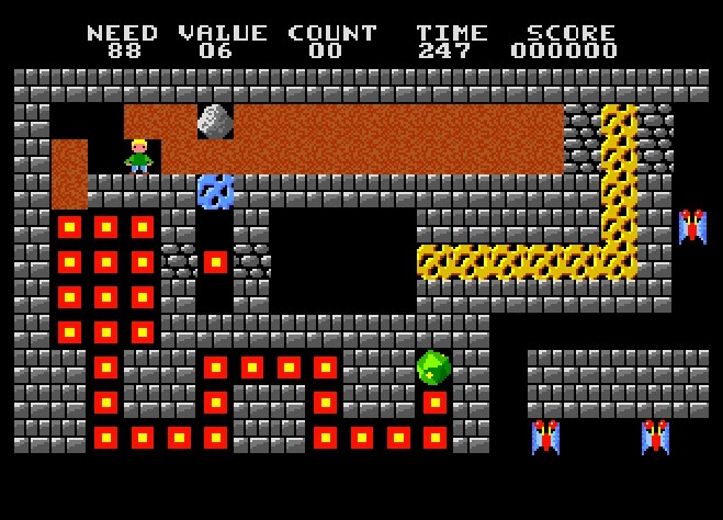 Illustration of MK-Boulderdash