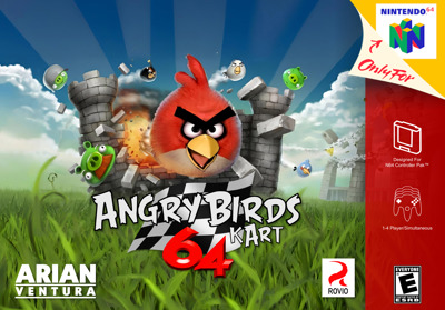 Angry Birds Kart 64 - Box - Front (North America) - 5376x3750
