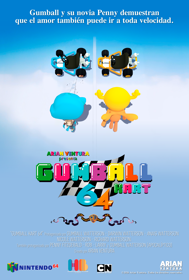 Gumball Kart 64 - Poster (South America) - 2528x3750