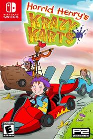 Horrid Henry's Krazy Karts - Fanart - Box - Front (North America) - 600x900