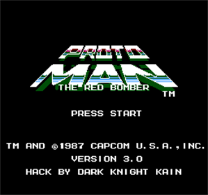 Mega Man: Proto Man Edition - Screenshot - Game Title (United States) - 256x240