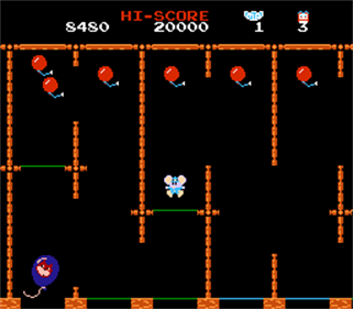 Mappy Arrangement: NES Edition - Screenshot - Gameplay (null) - 256x224