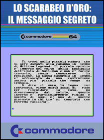 Lo Scarabeo d'Oro: Il Messaggio Segreto - Fanart - Box - Front (null) - 798x1072