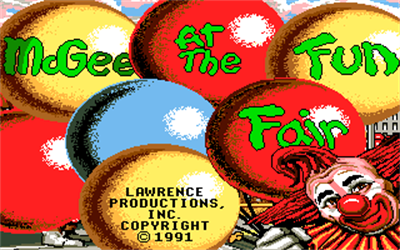 McGee at the Fun Fair - Screenshot - Game Title (null) - 320x200