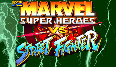 Marvel Super Heroes vs. Street Fighter - Screenshot - Game Title (null) - 384x224