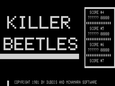 Killer Beetles - Screenshot - Game Title (null) - 512x384