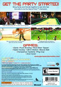Game Party: In Motion - Box - Back (North America) - 708x1007