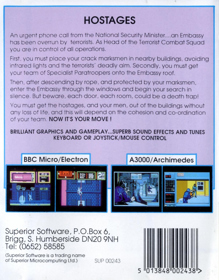 Hostages - Box - Back (United Kingdom) - 905x1158