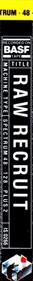 Raw Recruit - Box - Spine (Europe) - 107x896